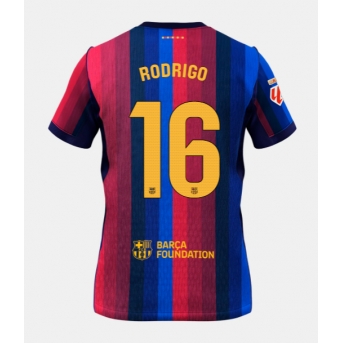 Barcelona Rodri Hernandez #16 Maglia Gara Casa Repliche 2026-27 Maniche Corte